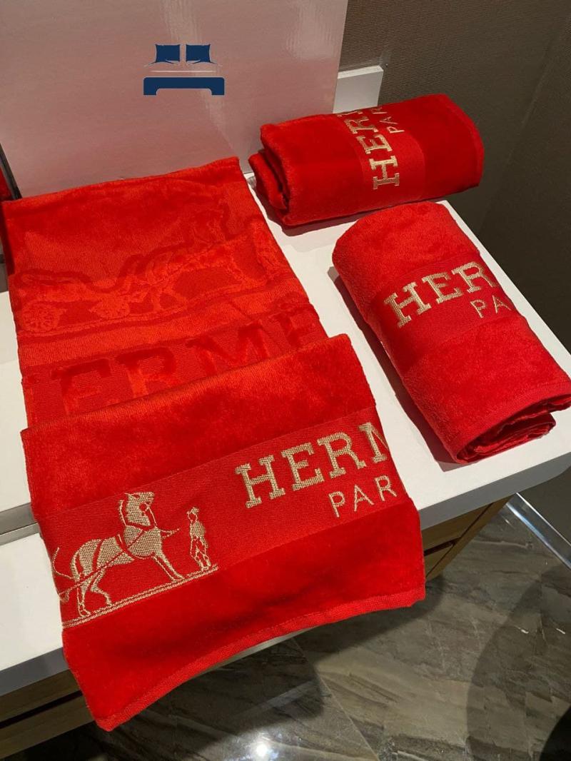 Hermés  3 Set Handtücher