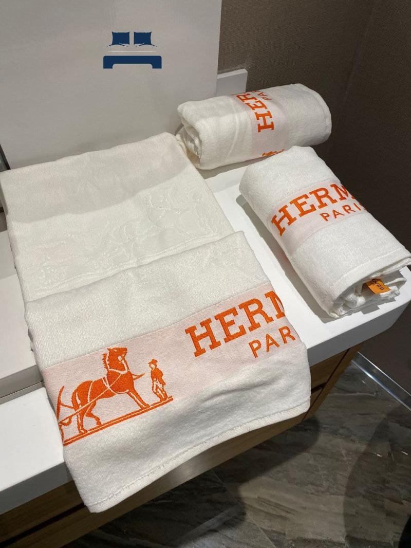 Hermés  3 Set Handtücher